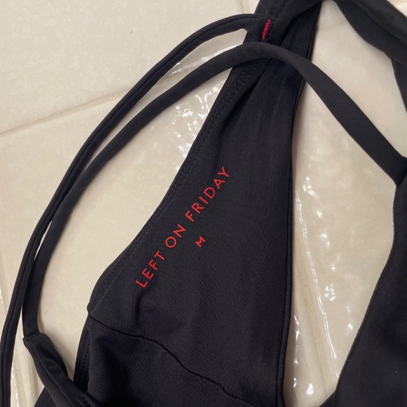 Left On Friday Sunday Black Bikini Top - Picture 7 of 7